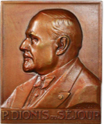 France, Pierre Dionis du Séjour Plaquette, 1942