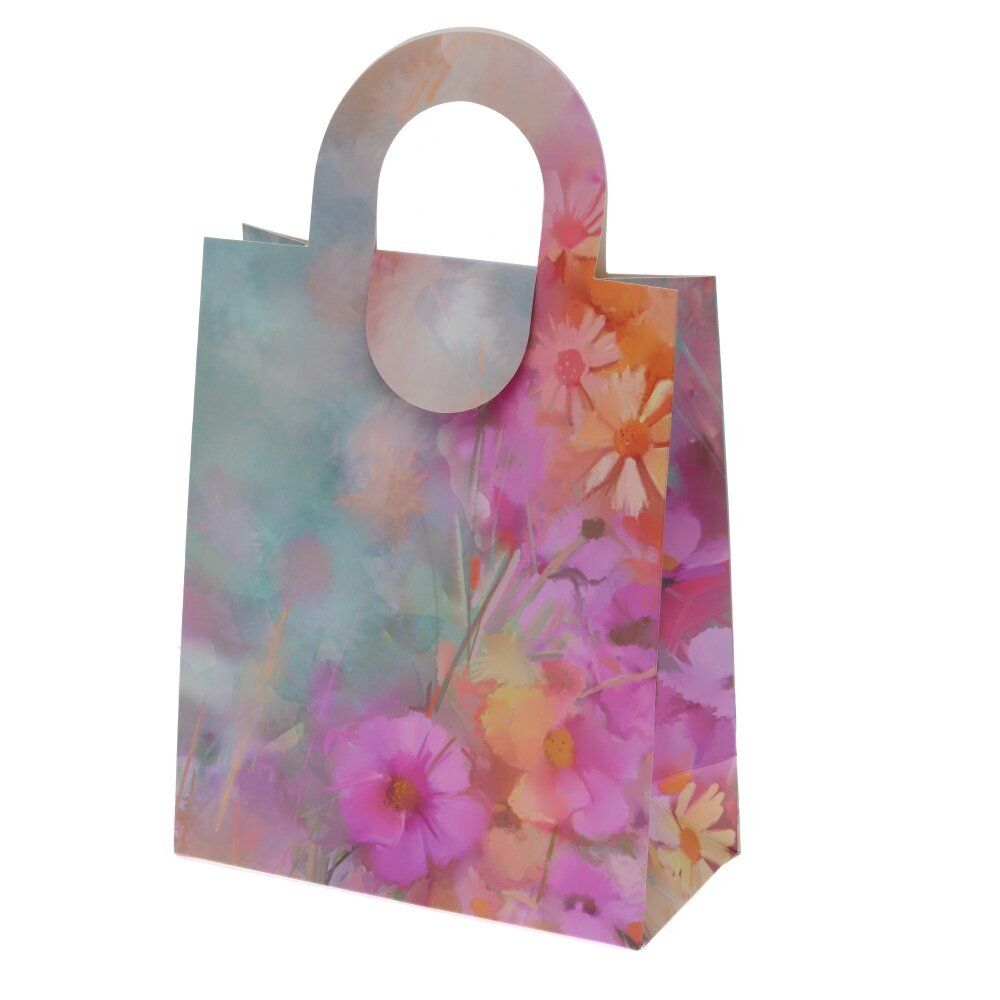 GAEM Пакет подарочный M (бумага 250г/м2, блок 12шт), L21 W10 H34 см, 4в.