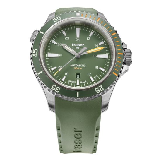 Швейцарские тактические часы Traser P67 Aunomatic Diver Green 110327