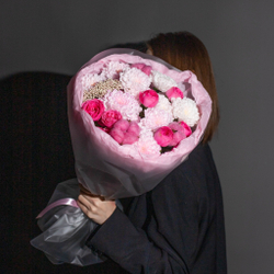 Букет цветов Розовое утро