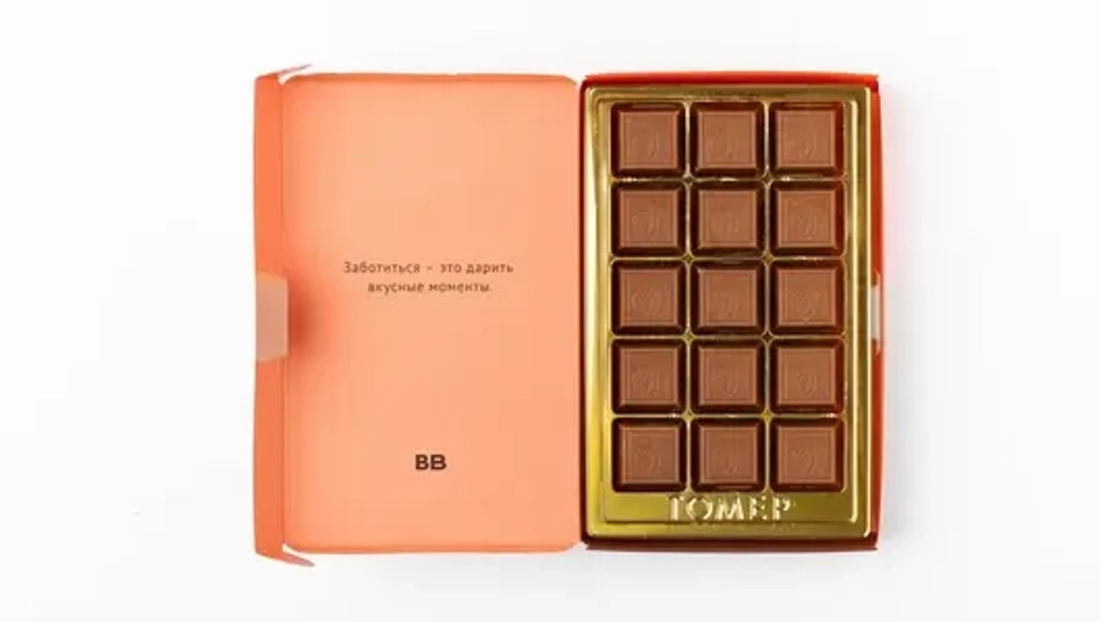 Milk chocolate with strawberries, 90 g