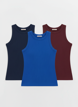 Набор №2 из трех топов в рубчик