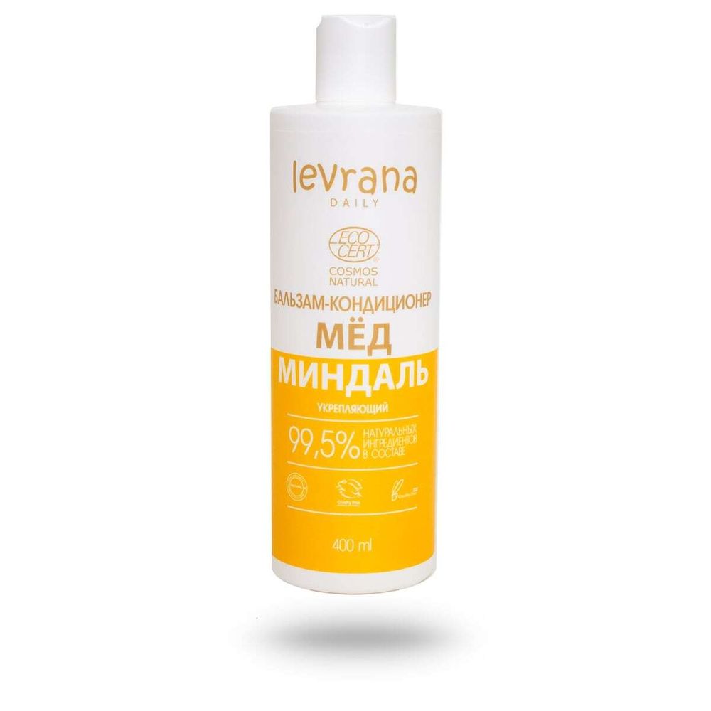 Бальзам-кондиционер Мед и миндаль, 400 мл ECOCERT COSMOS NATURAL (Levrana)
