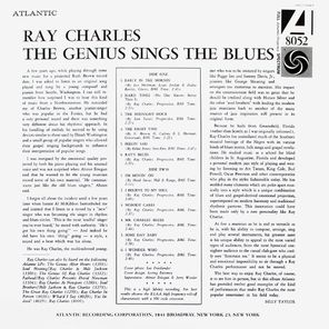 Ray Charles / The Genius Sings The Blues (Mono)(LP)