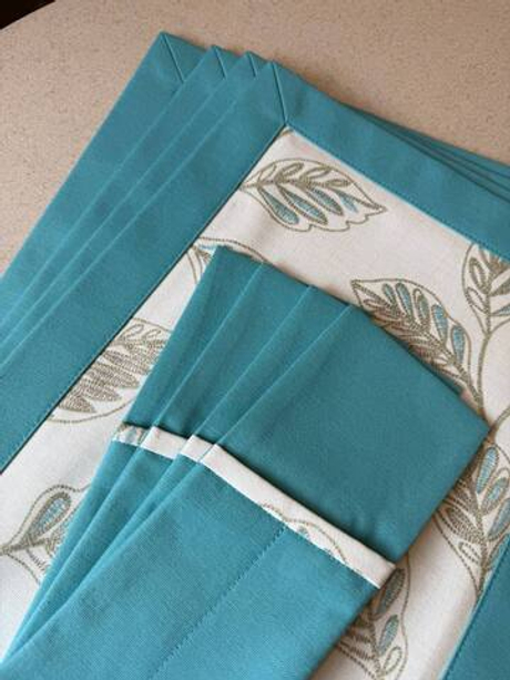 Куверты ручной работы с 2 отделениями набор 4 шт 25х9.5 см