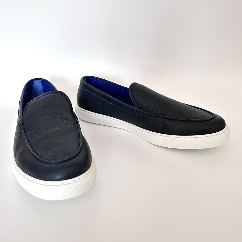 Лоферы мужские Fratelli Rossetti кожаные синие