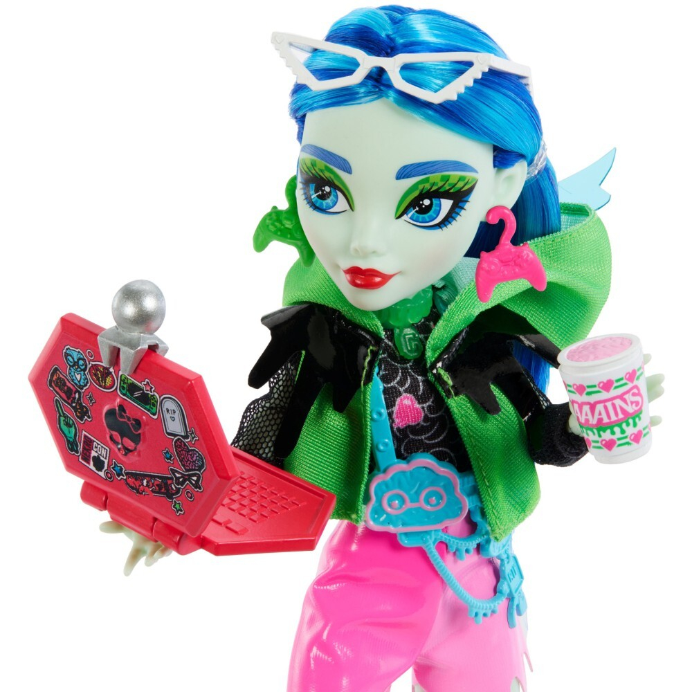 Monster High - Scary Creeps Ghoulia Yelps Кукла + аксессуары HNF81 / артикул   HPD59 HNF81  / GTIN 194735139347