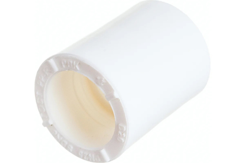 Муфта РВК PP-R белая, D20 мм, PN25 SDR6