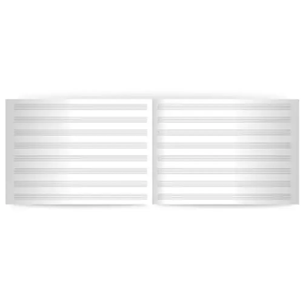 Тетрадь для нот А4, 40л. на скрепке, горизонтальная, Brauberg Классика, в ассортименте