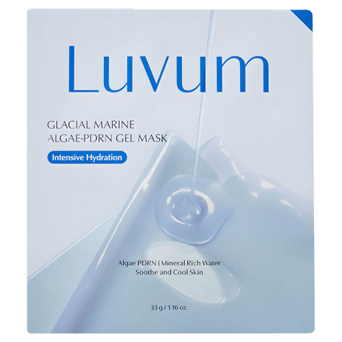 LUVUM Glacial Marine Algae-PDRN Gel Mask укрепляющая гелевая маска для лица с морскими водорослями и PDRN