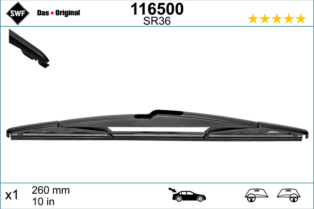 SWF - 116500-SWF - Wiper Blade