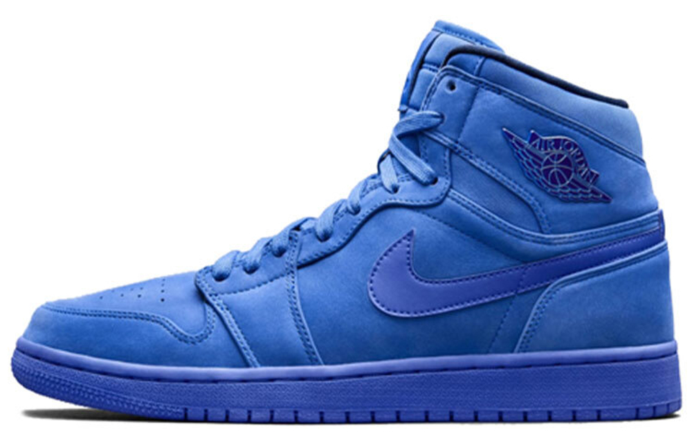 Кроссовки Jordan Air Jordan 1 Retro High Blue Void (Женская размерная сетка)