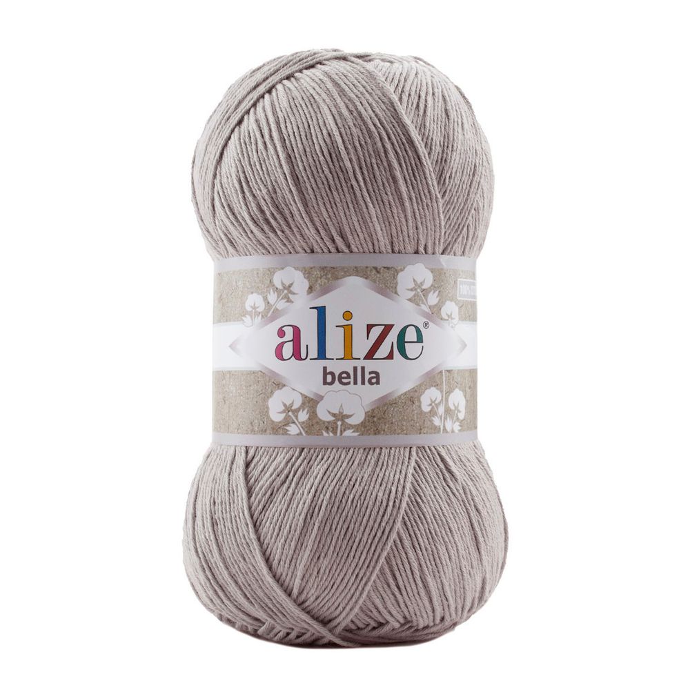 Пряжа Alize (Ализе) Bella 100 / уп.5 мот. по 100 г, 360м, 629 норка A