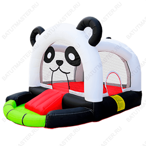Батут для детей на дачу "Весёлая панда" 3,4*2,7*2,1 м