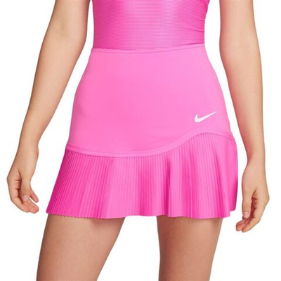 Теннисная юбка Nike Dri-Fit Advantage Pleated Skirt - playful pink/playful pink/white