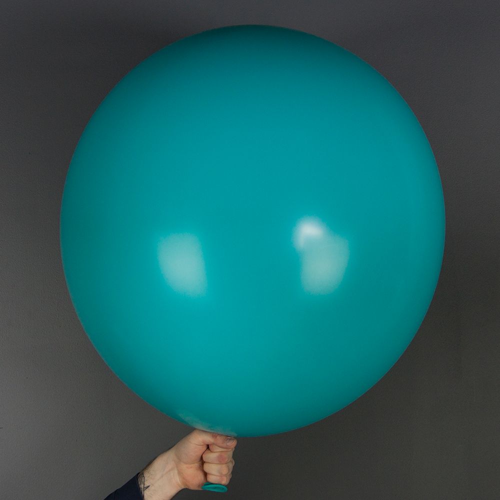 Шар (36''/91 см) Карибский голубой, пастель, 1 шт.