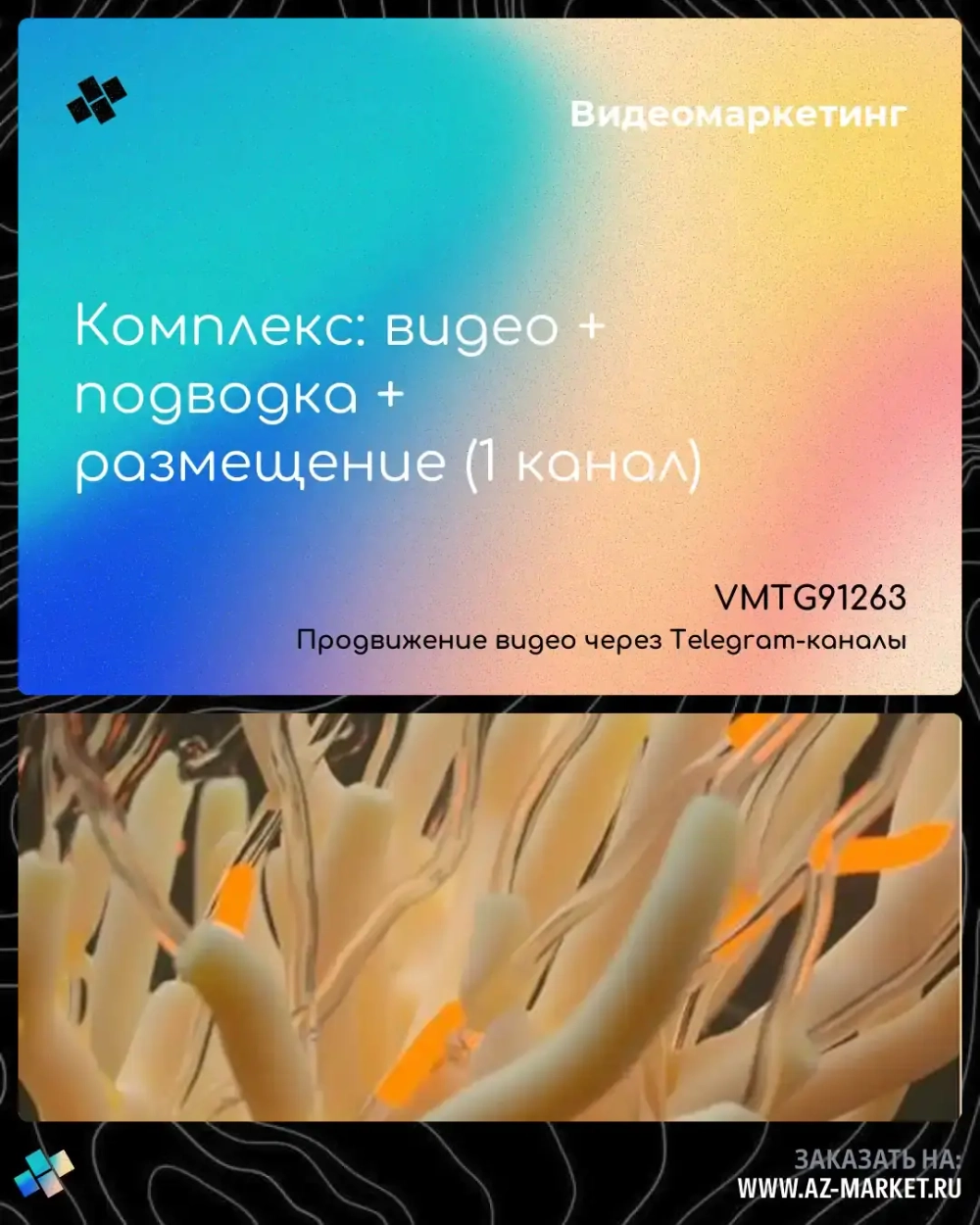 Комплекс: видео + подводка + размещение (1 канал)