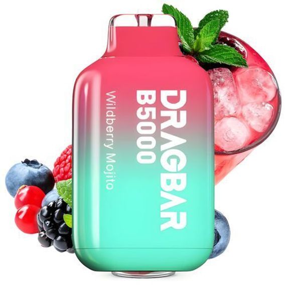 DRAGBAR B5000 - Wildberry Mojito (5% nic)