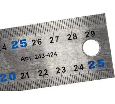 Угольник КОБАЛЬТ столярный 300 мм, нерж.сталь ,чугунное основание