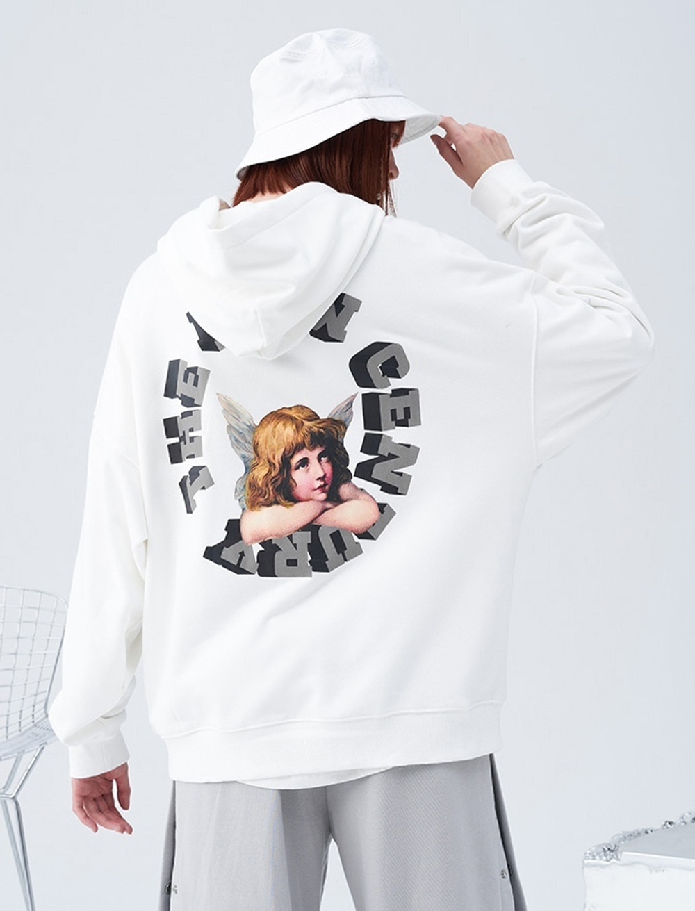 Худи HARSHandCRUEL "The New Century Angel Back Logo" Oversized Hoodie