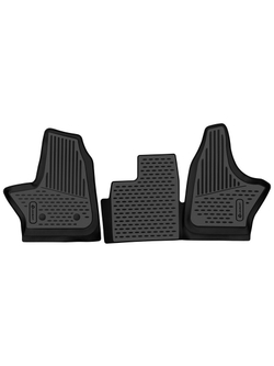 Коврики в салон для ГАЗ Газель Next, 2016 -, версия с ABS, 2 шт. (полиуретан) ELEMENTAN1050210K.F