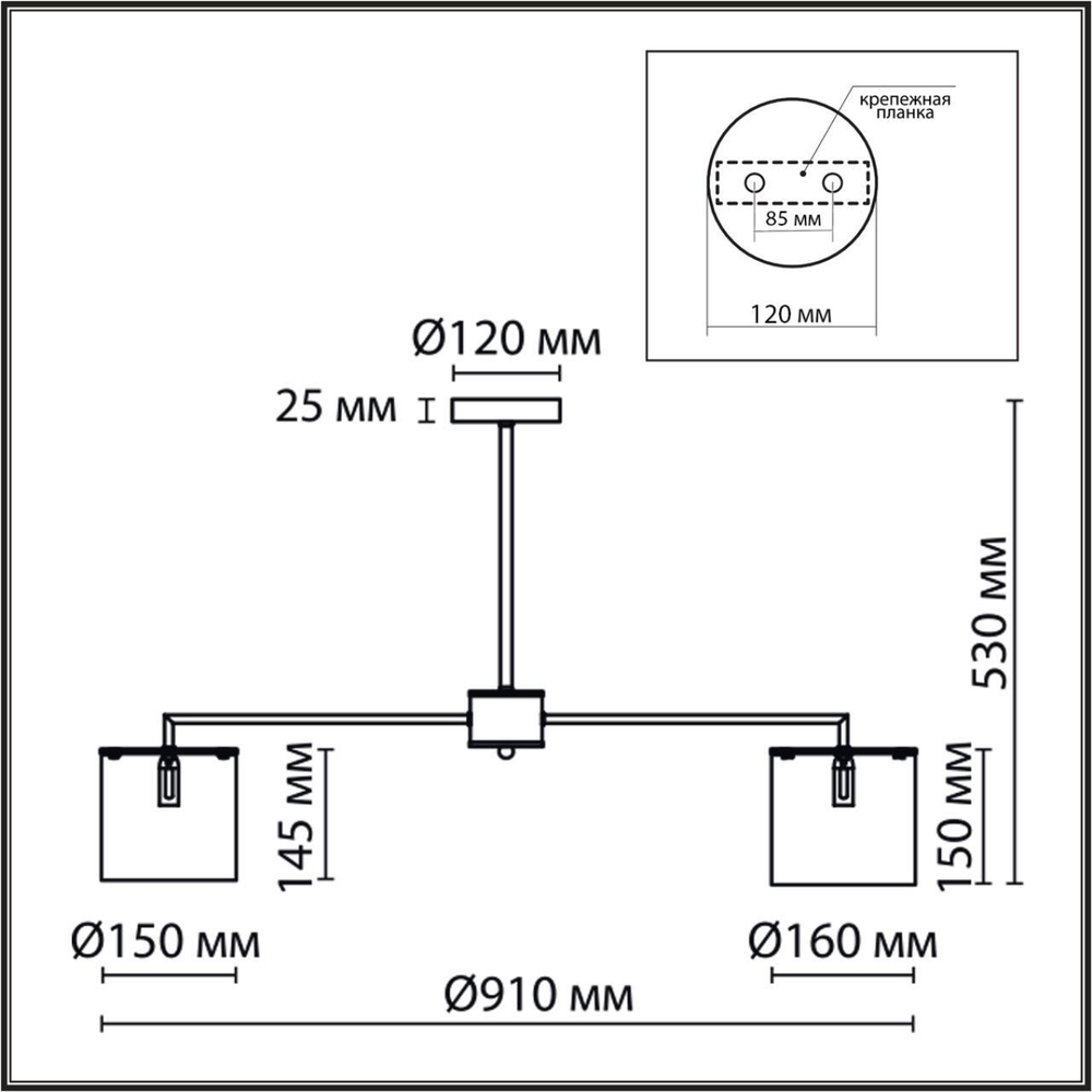 6591/8 CLASSI LN25 62 хром/белый, металл/текстиль Люстра подвесная E14 8*40W 220V SUNTORI