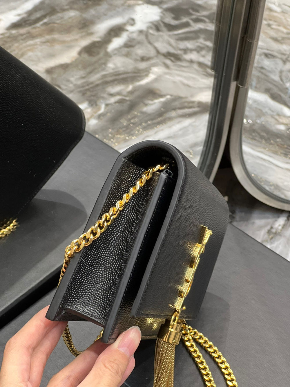 Saint Laurent Kate Chain Wallet 19 cm