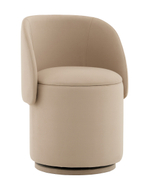 Пуф-трансформер Таунсвилл вращающийся с ящиком велюр бежевый