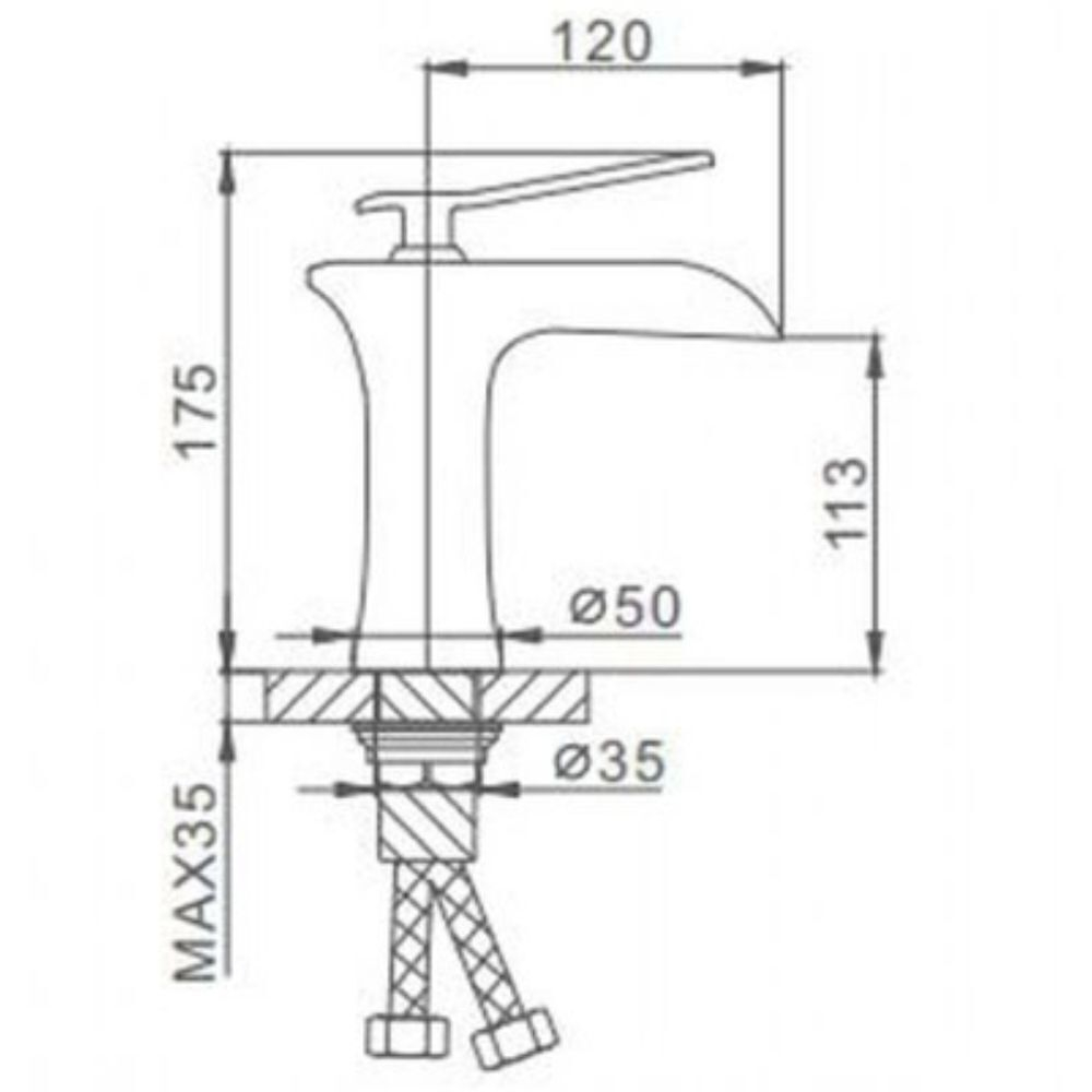 Смеситель для раковины, Frap, корот изл, с картриджем, бел, F1052-52
