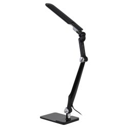 Настольный светильник ЭРА NLED-497-12W-BK светодиодный на струбцине и с основанием черный