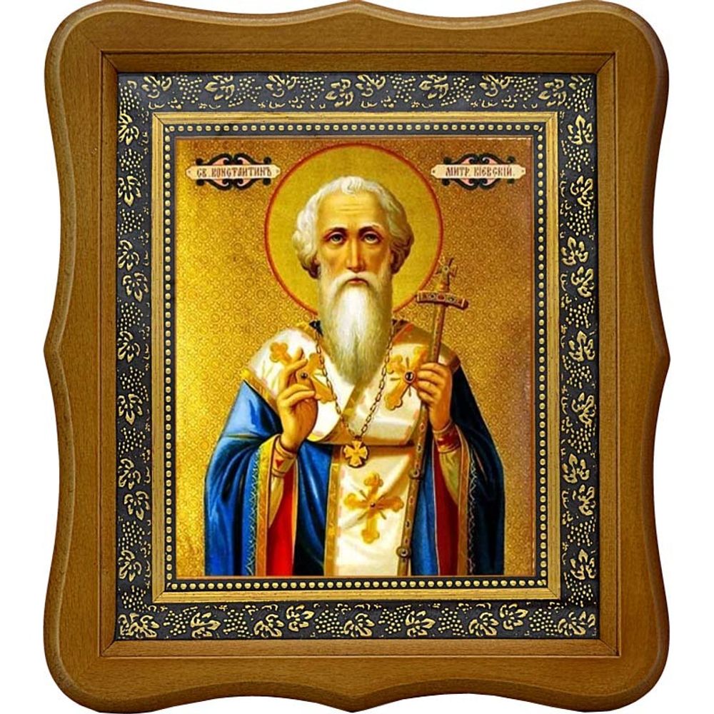 Константин Киевский Митрополит. Икона на холсте.
