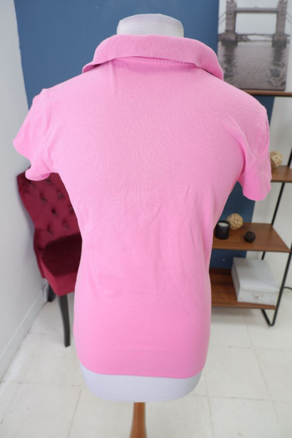 Футболка Oxylane поло розовая 44 размер