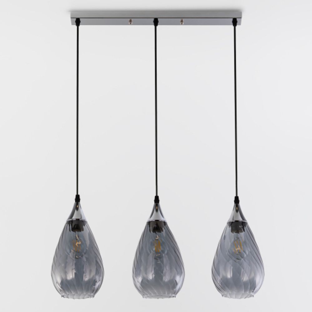 Светильник подвесной (подвес) Rivoli Lily 9122-203 3 х Е27 40 Вт модерн потолочный | Rivoli