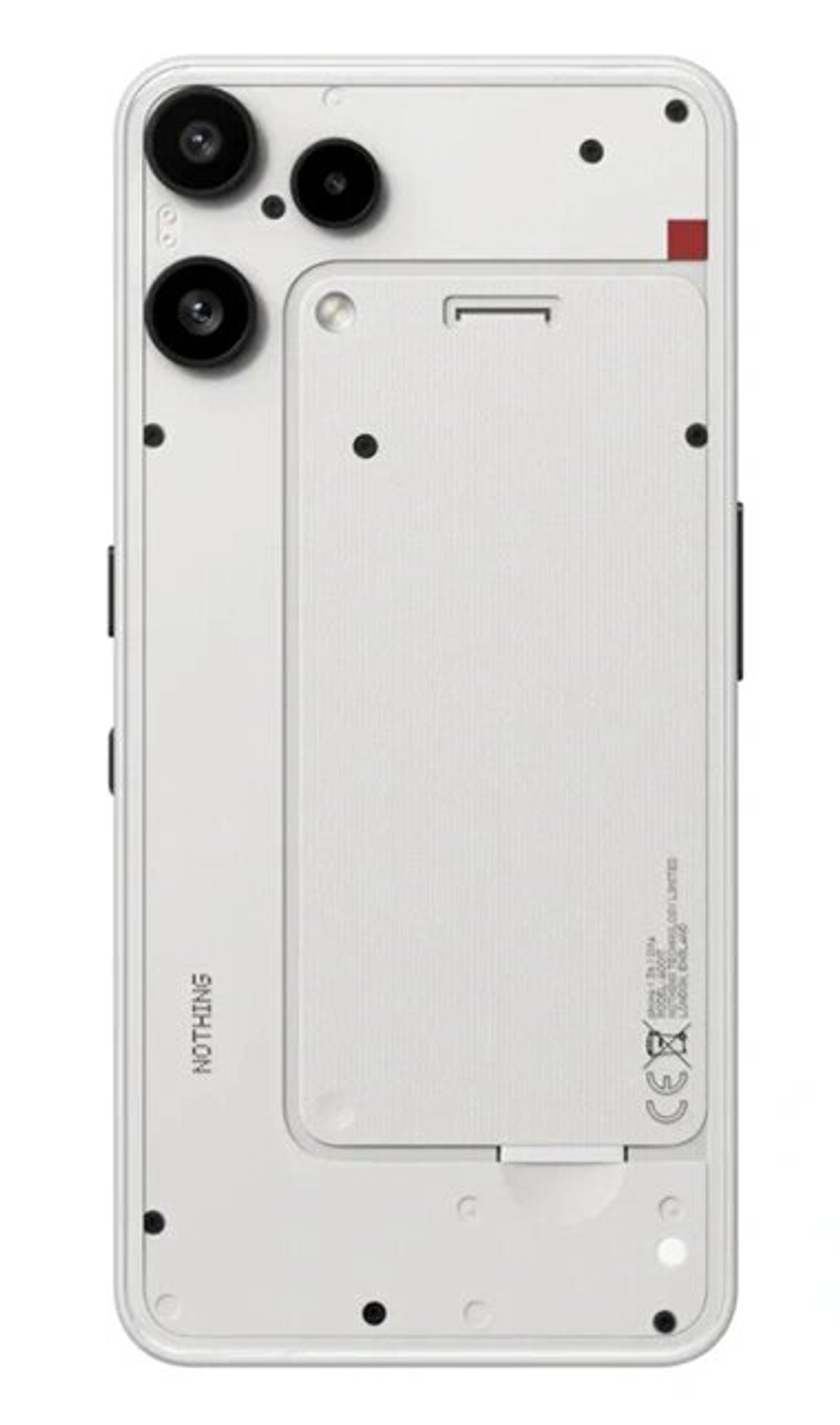 Смартфон Nothing Phone (3A) Lite (A001T) 8/256Гб, Белый