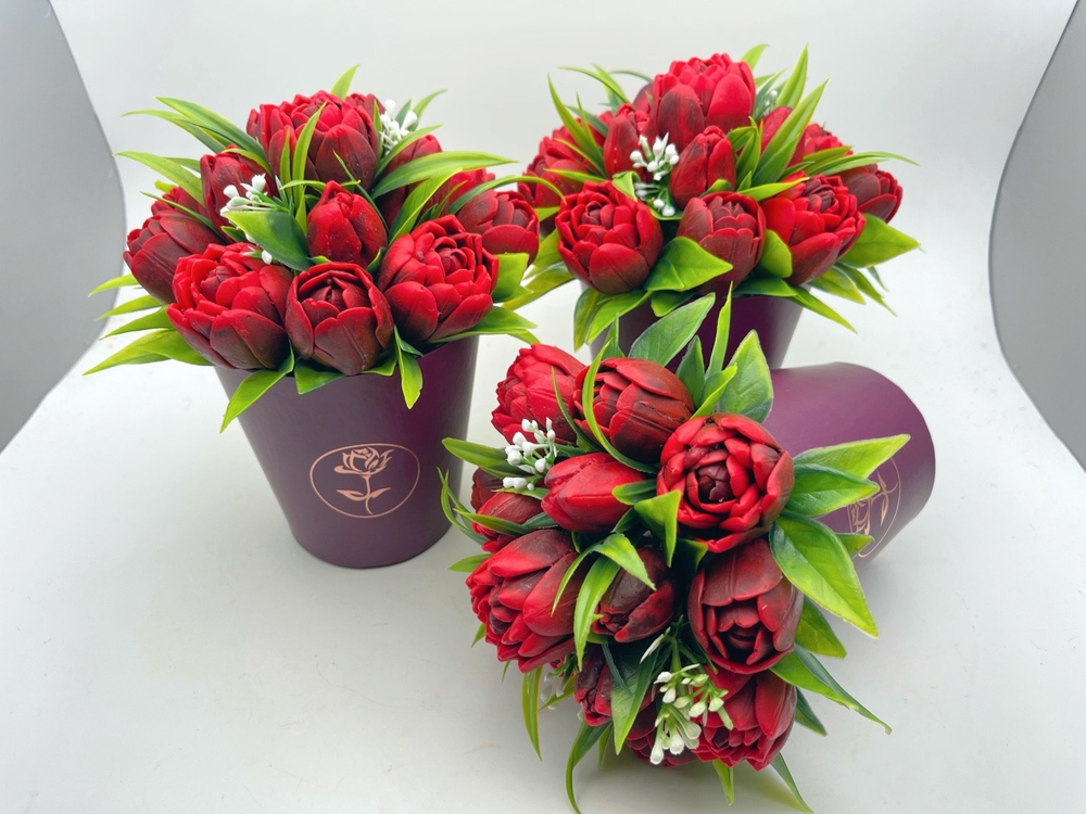 Композиция "Тюльпаны Ред"