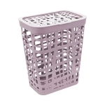 Корзина для белья ХАОС 32л лавандовый (комплект 5 шт)