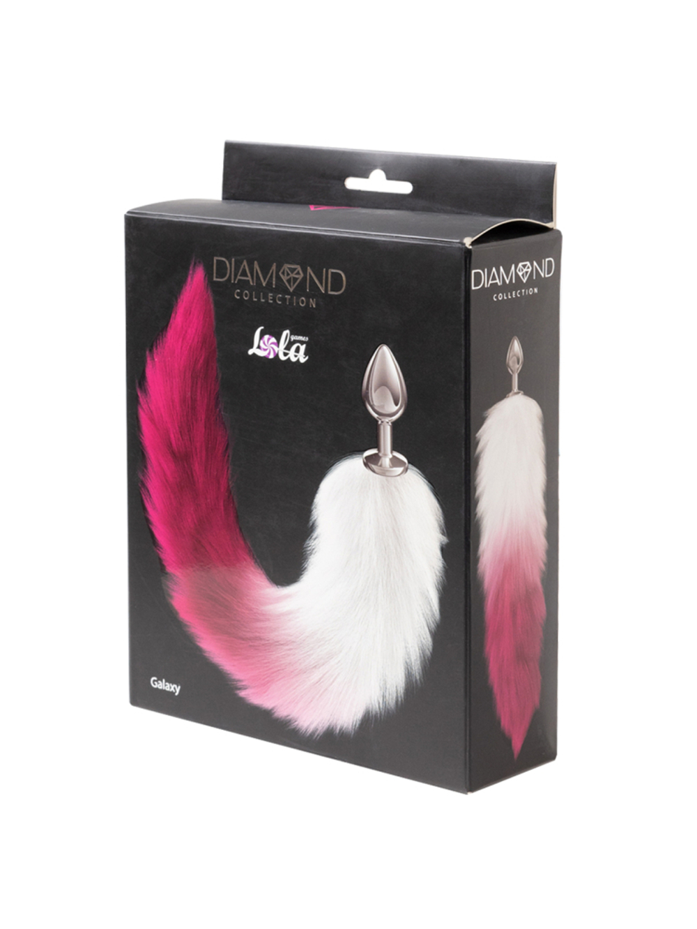 Diamond Galaxy Pink - Анальная Пробка с Хвостом