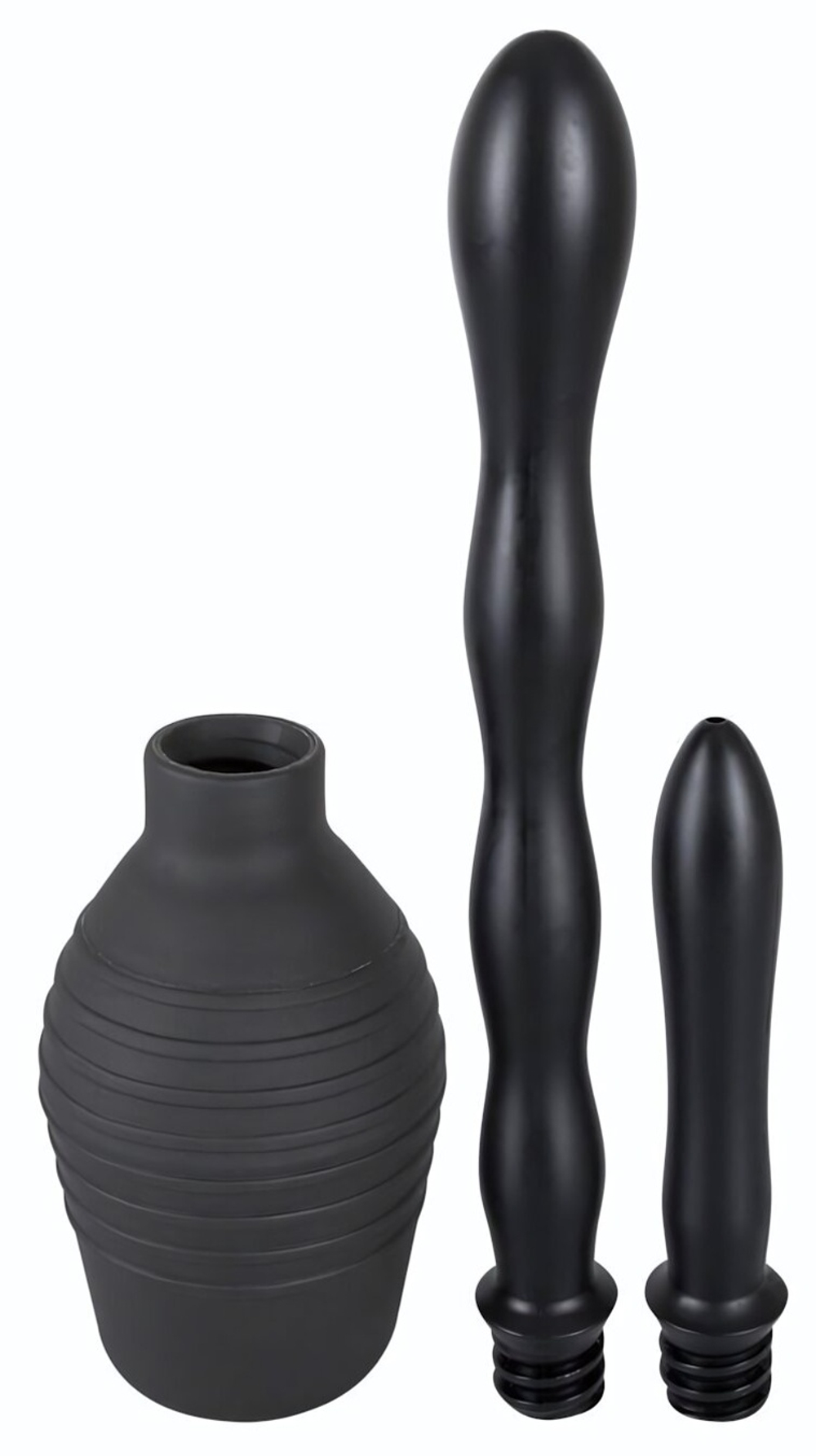 Анальный душ Shower Me с 2 сменными насадками (Цвет: черный)