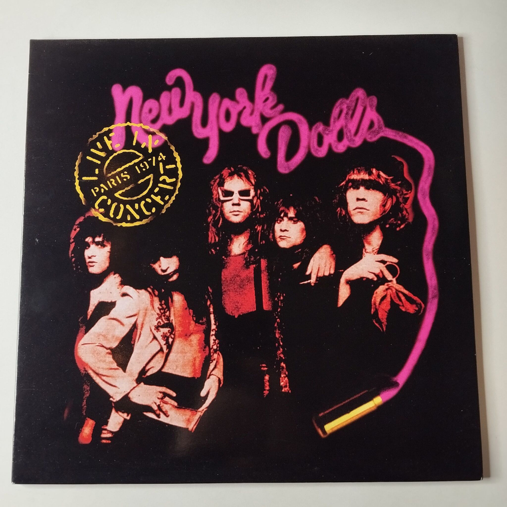 Винтажная виниловая пластинка LP New York Dolls Live In Concert (Paris 1974) (Italy 2003)