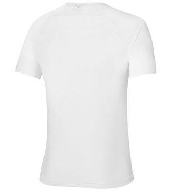 Мужское теннисное поло Mizuno Frontier Shadow - белый