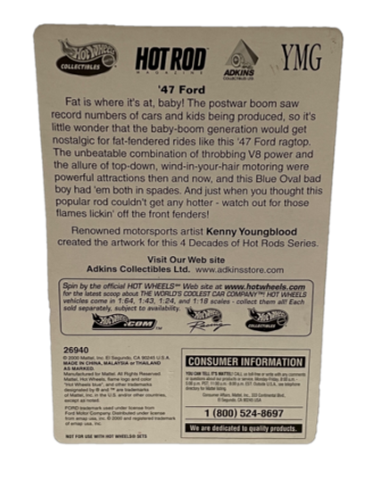 Hot Wheels Adkin's Collectibles Exclusive - Hot Rod Magazine '47 Ford (2000)