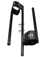 Регулируемая распорка на руки или лодыжки с замочками (Цвет: черный)