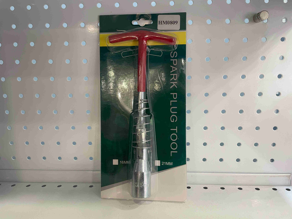 14 мм / Ключ свечной, с карданным шарниром, 14 мм, матовый усиленный HM0804