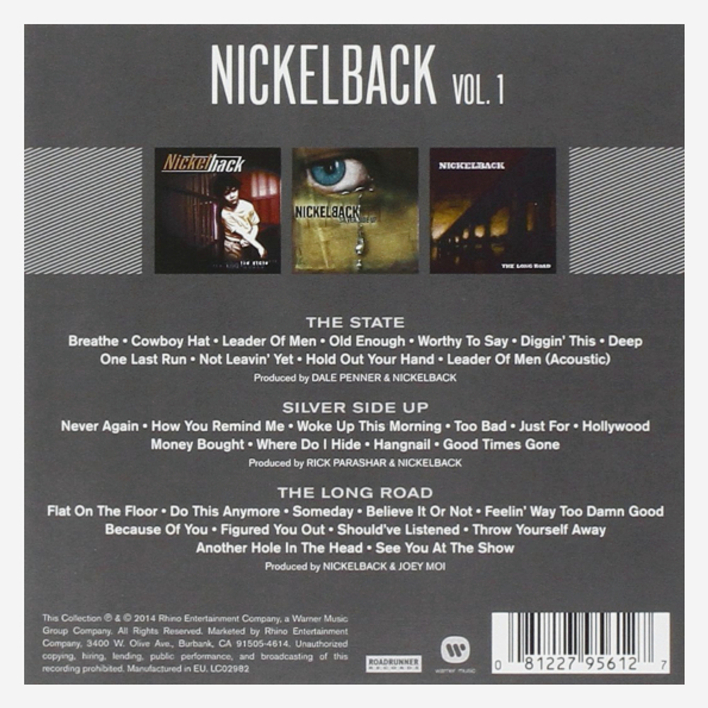 Nickelback / The Triple Album Collection, Vol. 1 (3CD)