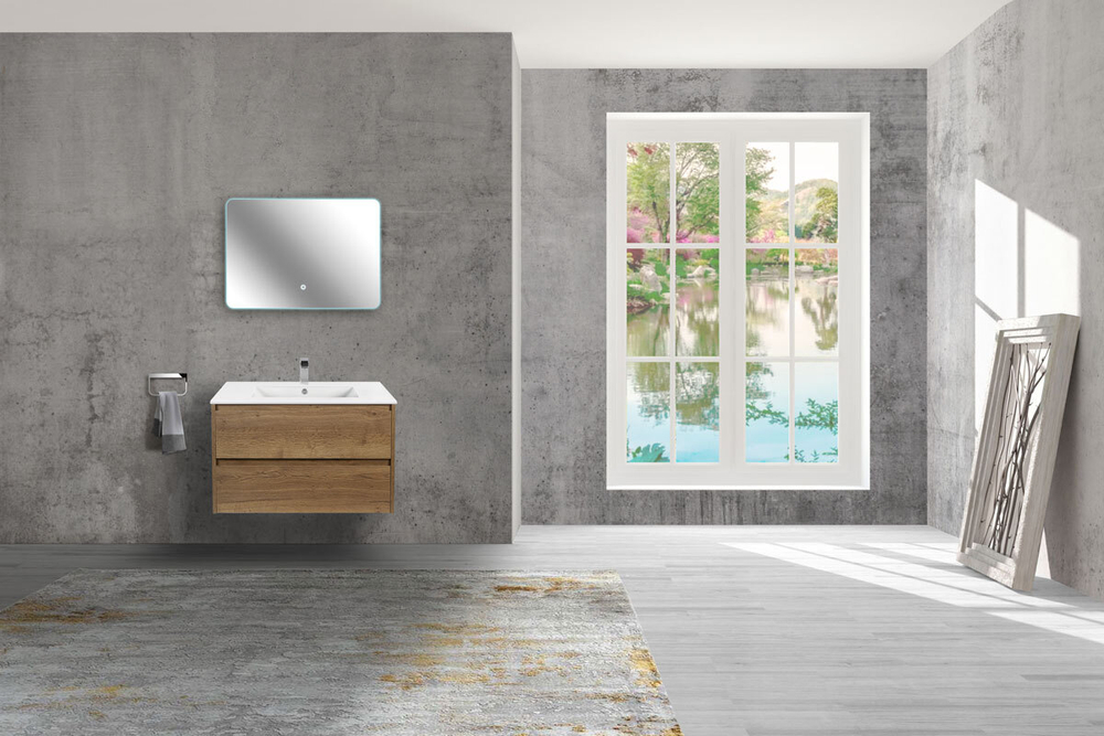 База под раковину Gio 800 подвесная, 2 выкатных ящика soft-close, T.Oak, , шт