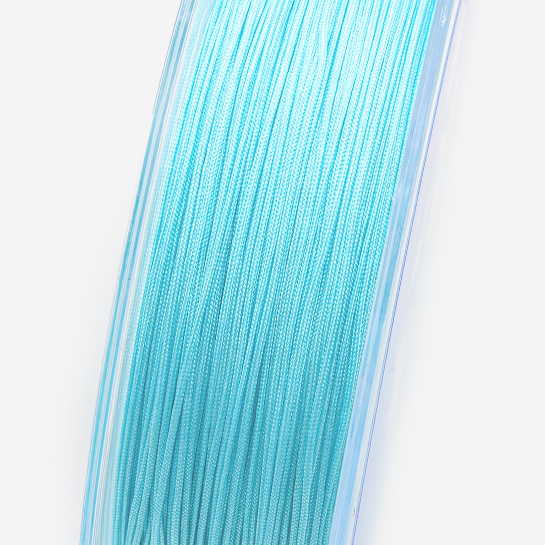 Нить для браслетов, нейлон, оттенок "Голубая бирюза", 0,5мм