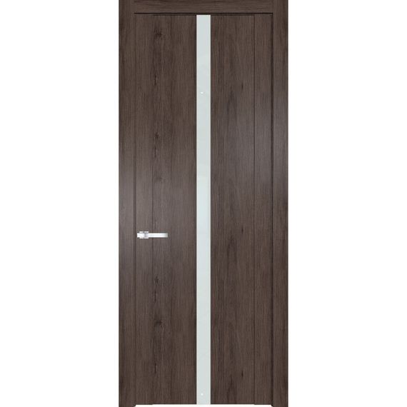 Межкомнатная дверь Profil Doors 1.8N дуб тобакко остеклённая
