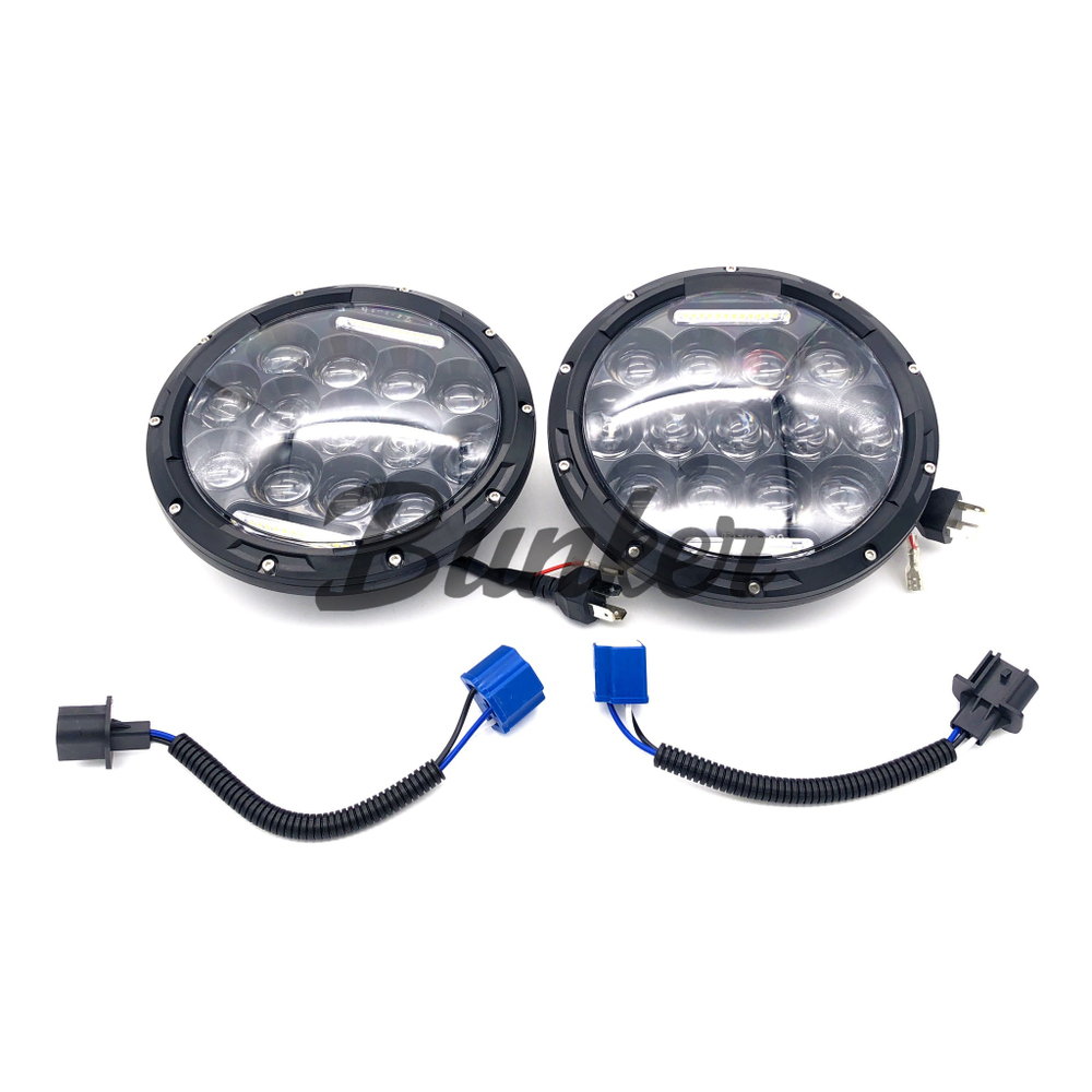 Фары LED светодиодные Нива / Нива Урбан / УАЗ с 13 LED + ДХО