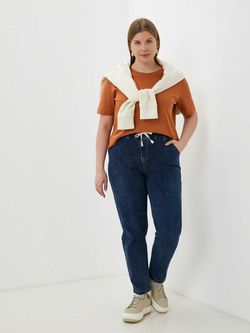 Джинсы на резинке больших размеров