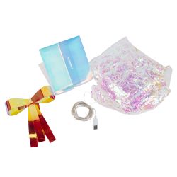 ULD-R509 USB GIFTBOX SET Светильник декоративный Коробки с подарками. с USB проводом. Набор из 3штук. 300 светодиодов. Белый свет. Цвет корпуса радужный. TM Uniel